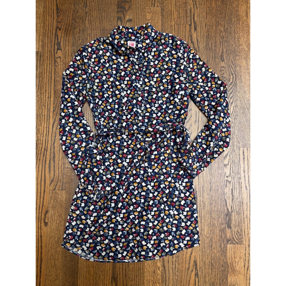 Lacoste Shirt Dress S Corduroy Book Dark Academia Schoolcore Teacher Librarian